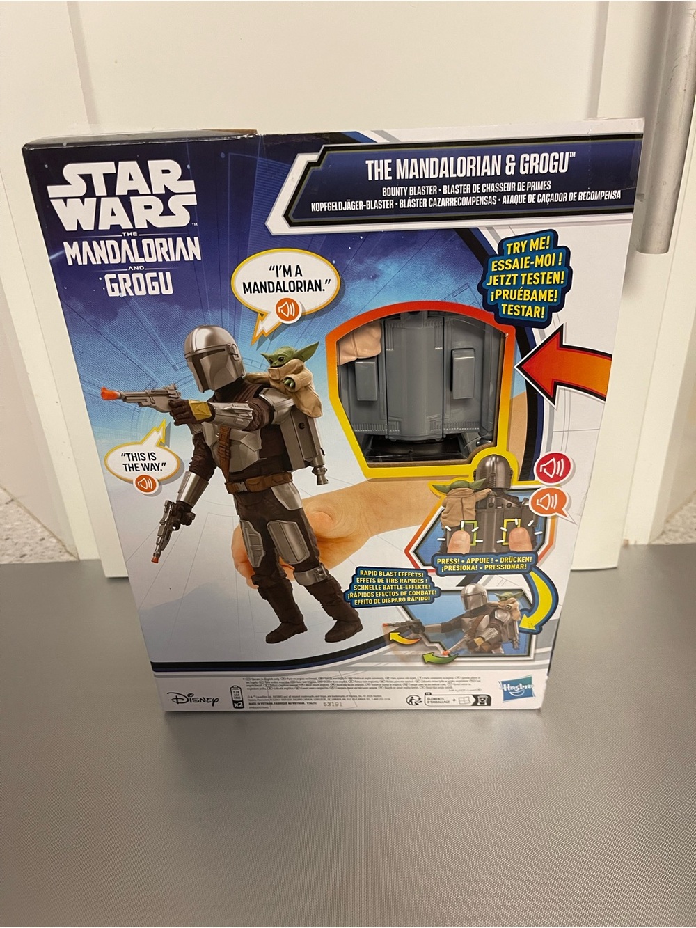 Star Wars The Mandalorian and Grogu Bounty Plaster Interactive Figure NIP - Picture 4 of 7